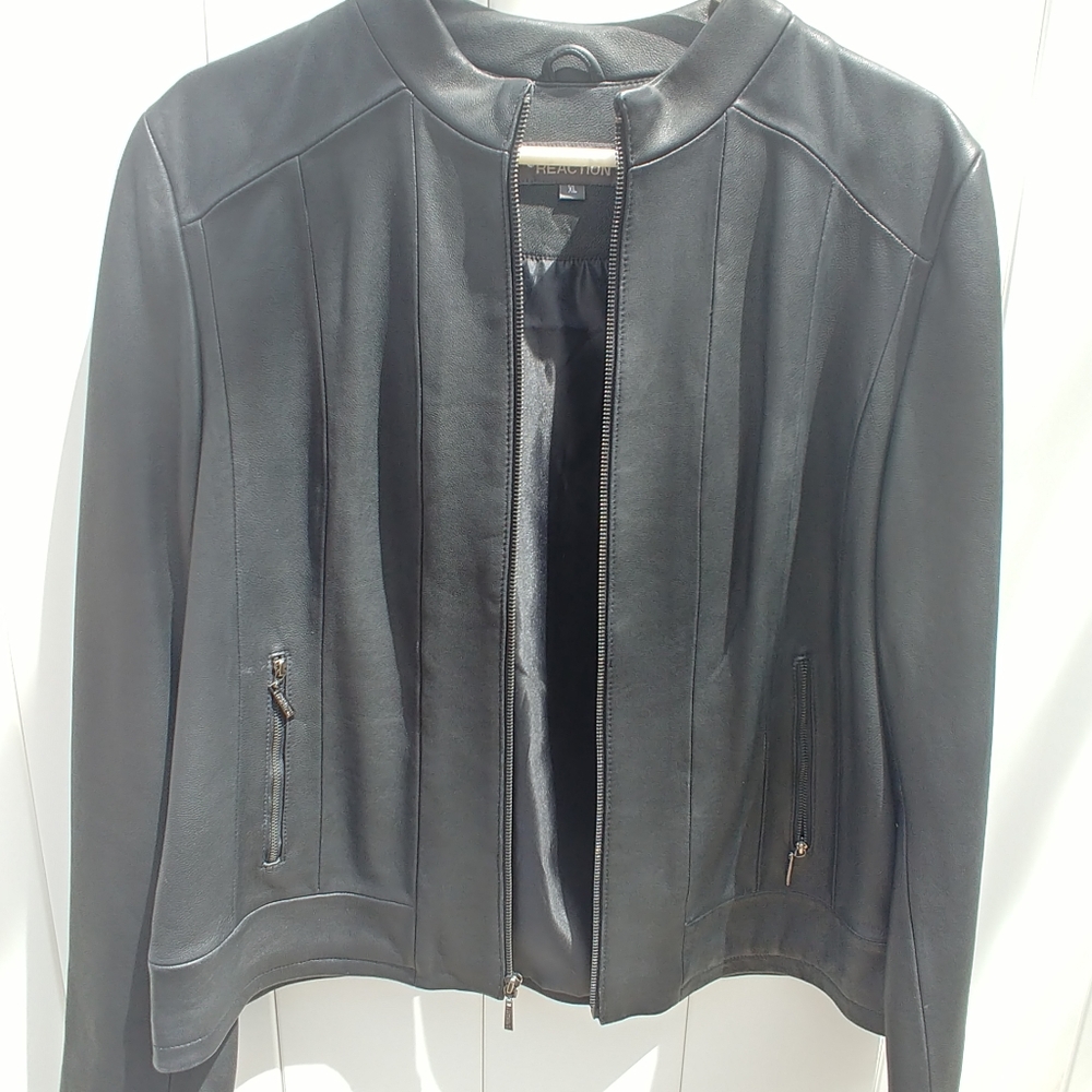 Kenneth Cole Reaction XL leather jacket